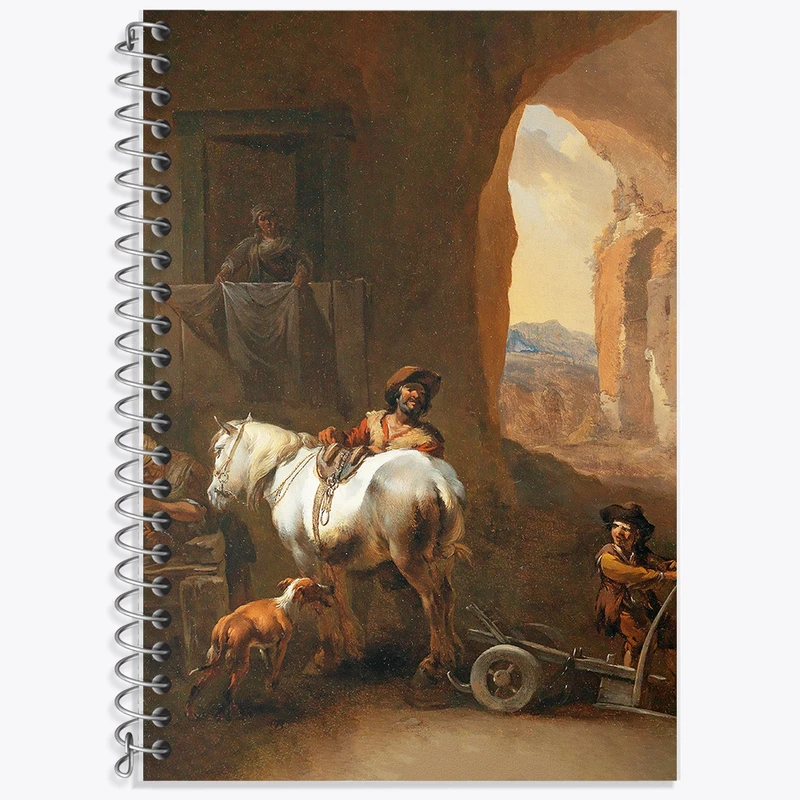 دفتر نت موسیقی 50 برگ خندالو طرح نقاشی داخلی پایدار اثر نیکلاس پیترز برچم کد F12323