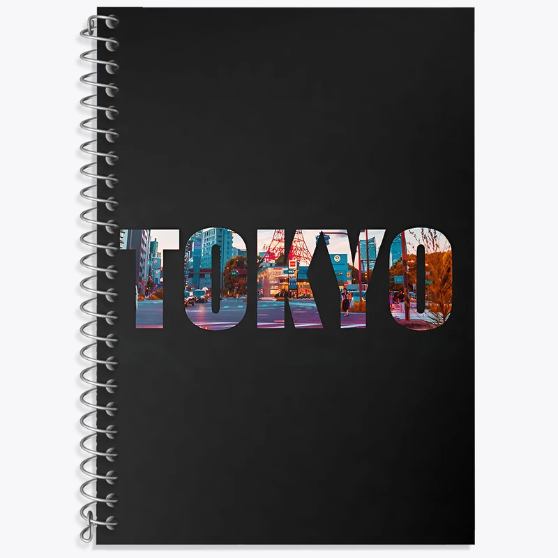 دفتر نت موسیقی 50 برگ خندالو طرح توکیو (Tokyo) کد F4838