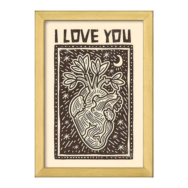 تابلو خندالو طرح I Love You کد F10120