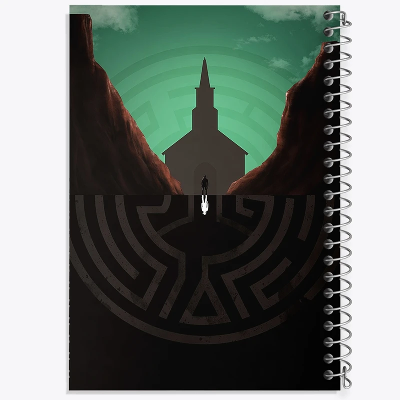 دفتر طراحی 50 برگ خندالو طرح سریال وست ورلد West World  کد 10199