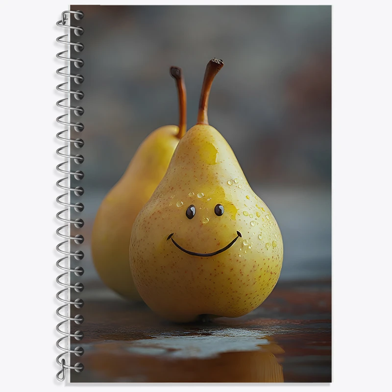 دفتر نت موسیقی 50 برگ خندالو طرح گلابی کد F11763