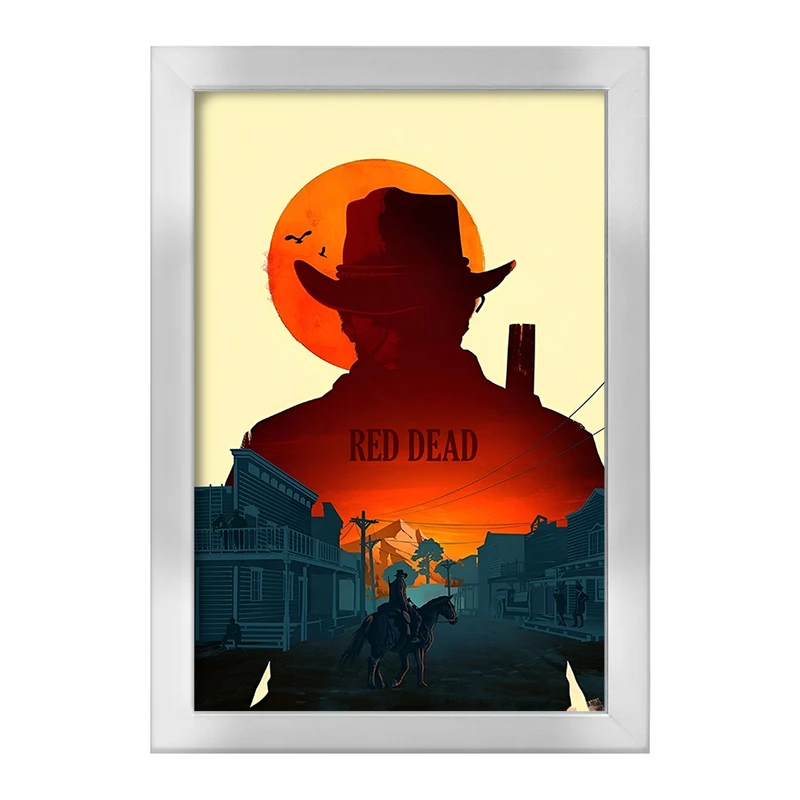 تابلو خندالو طرح رد دد (Red Dead) کد F13603