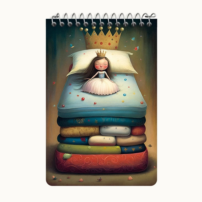 دفتر یادداشت 50 برگ خندالو طرح دخترانه کد F8230