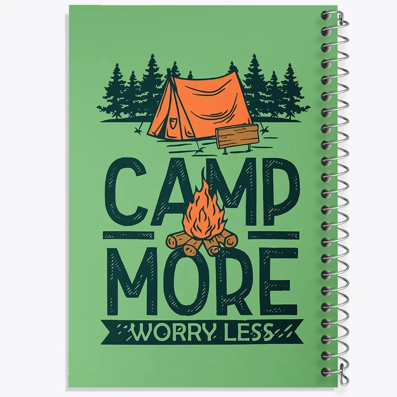 دفتر طراحی 50 برگ خندالو طرح کمپینگ کد 26048