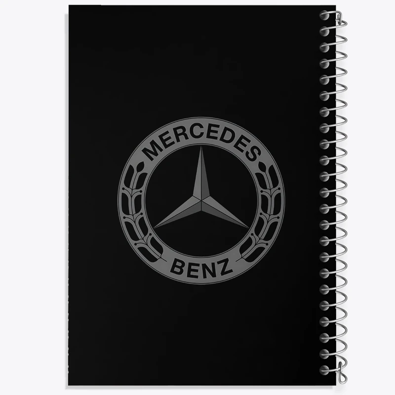 دفتر شطرنجی 50 برگ خندالو طرح مرسدس بنز (Mercedes Benz) کد N7557