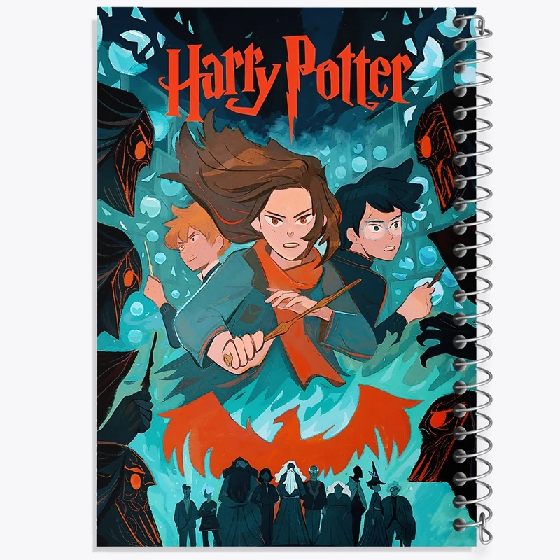 دفتر طراحی 50 برگ خندالو طرح هری پاتر (Harry Potter) کد F8632