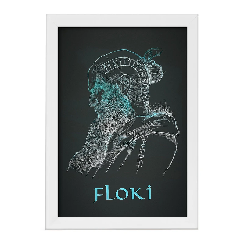 تابلو خندالو طرح فلوکی وایکینگ ها (Vikings) کد F13618