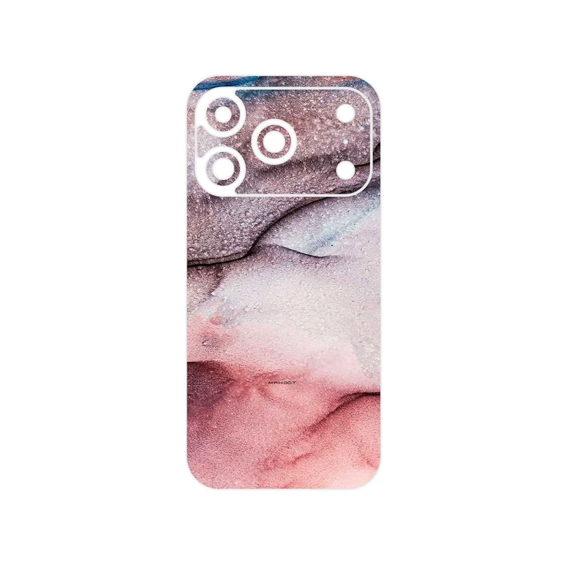 برچسب پوششی ماهوت مدل Smoky pink marble مناسب برای گوشی موبایل اپل iPhone 17 Pro