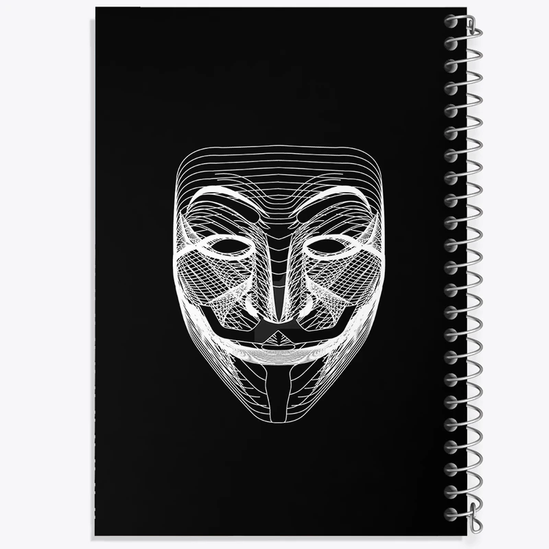 دفتر مشق 100 برگ خندالو طرح (Anonymous) گروه هکری کد N9369