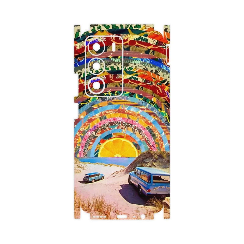 برچسب پوششی ماهوت مدل Collage of Orange Sky-FullSkin مناسب برای گوشی موبایل ریلمی C71