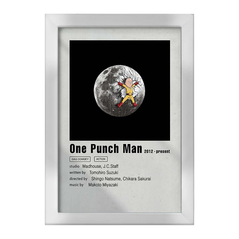 تابلو خندالو طرح مرد تک مشتی (One Punch Man) کد F11261