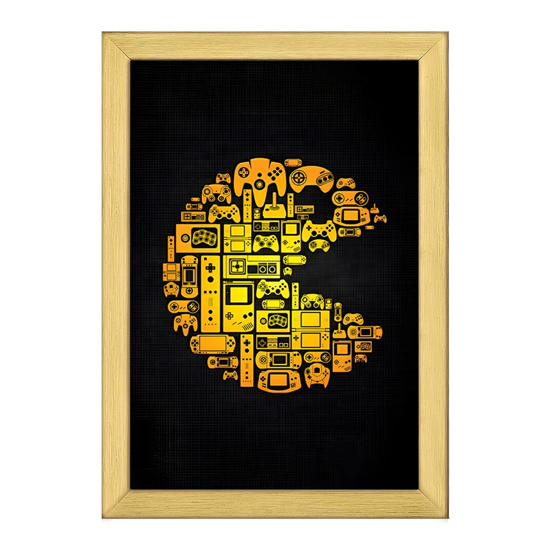 تابلو خندالو طرح پک من (PAC-MAN) کد F4297