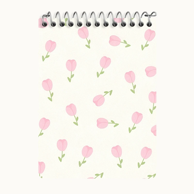 دفتر یادداشت 50 برگ خندالو طرح پترن گل گلی کد N9152