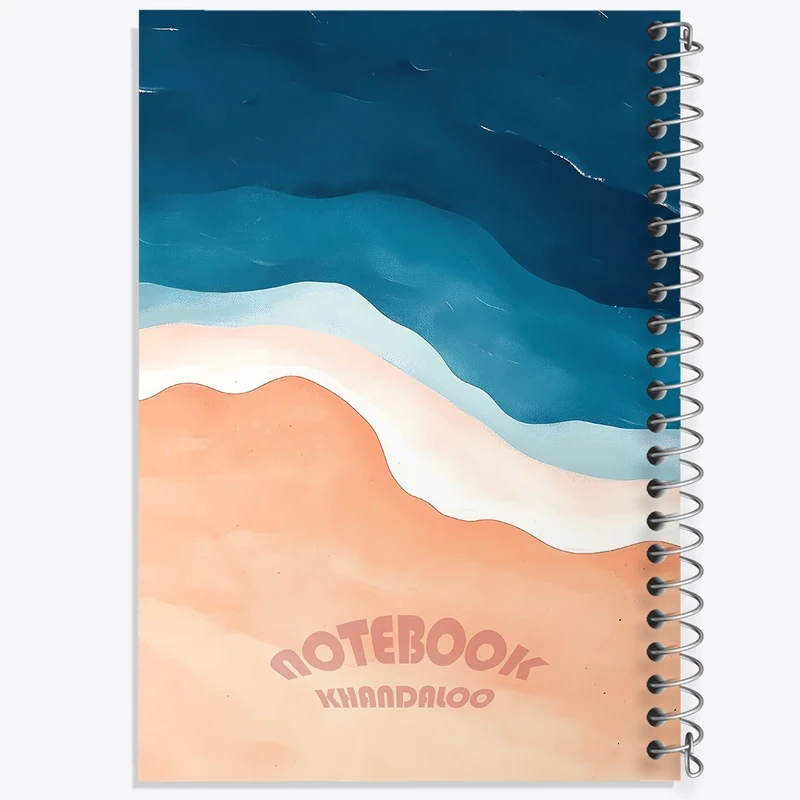 دفتر لیست خرید 50 برگ خندالو طرح ساحل (beach) کد N7712