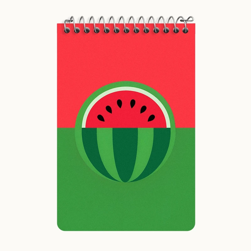 دفتر یادداشت 50 برگ خندالو طرح هندوانه شب یلدا کد F7601