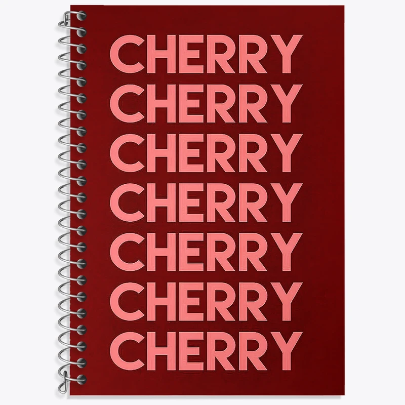 دفتر نت موسیقی 50 برگ خندالو طرح Cherry کد F3712