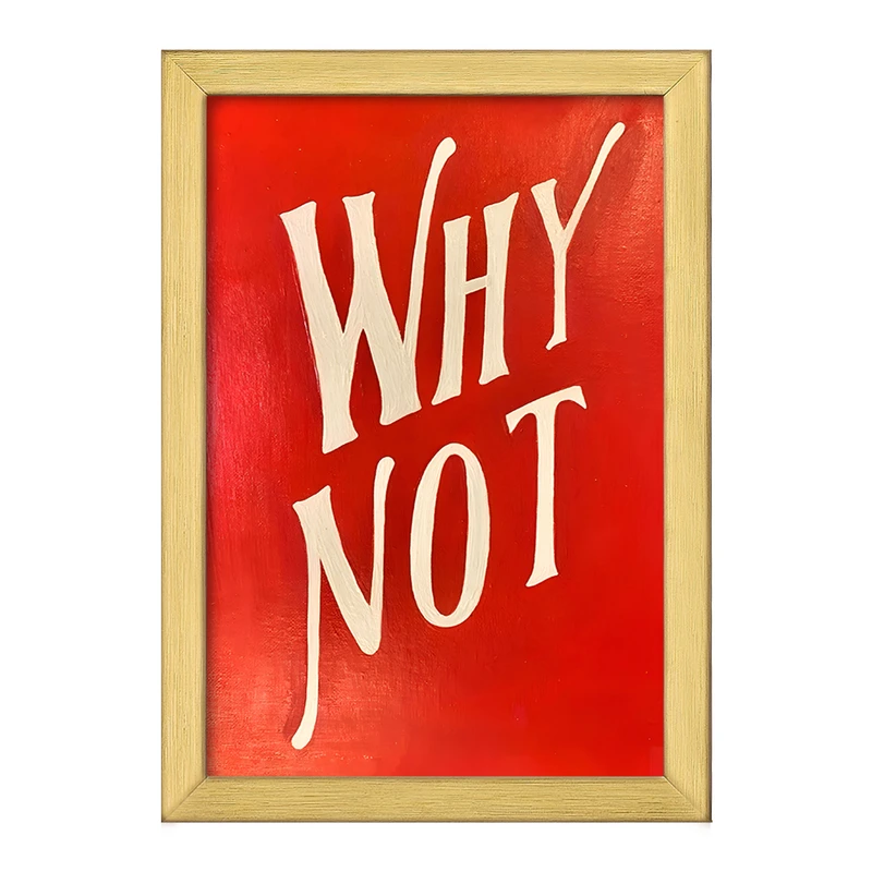 تابلو خندالو طرح Why Not کد F10565