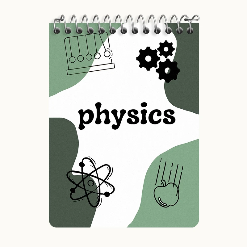 دفتر یادداشت 50 برگ خندالو طرح فیزیک کد N7032