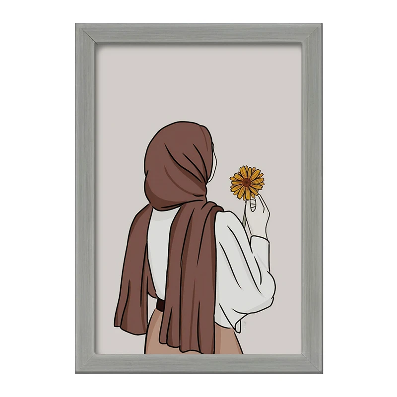 تابلو خندالو طرح دخترانه مینیمال کد F3258