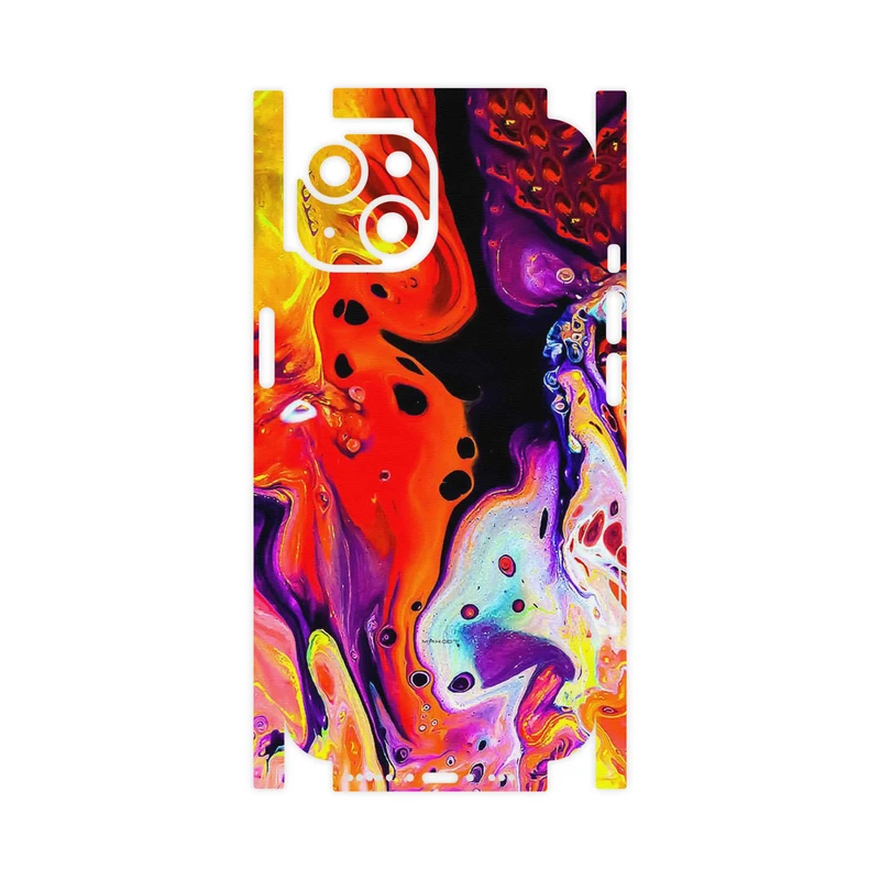 برچسب پوششی ماهوت مدل Abstract Oil Art-FullSkin مناسب برای گوشی موبایل اپل iPhone 14