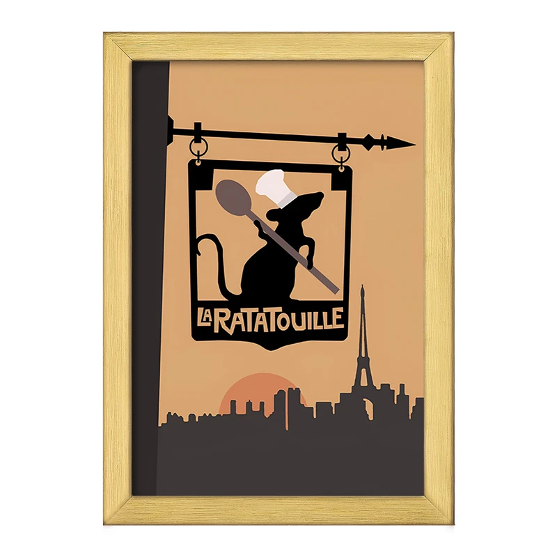 تابلو خندالو طرح راتاتویی (Ratatouille) کد F10287