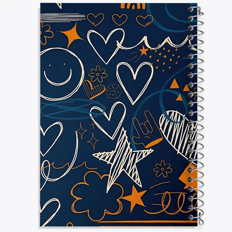 دفتر نقاشی 50 برگ خندالو طرح پترن فانتزی کد N6055