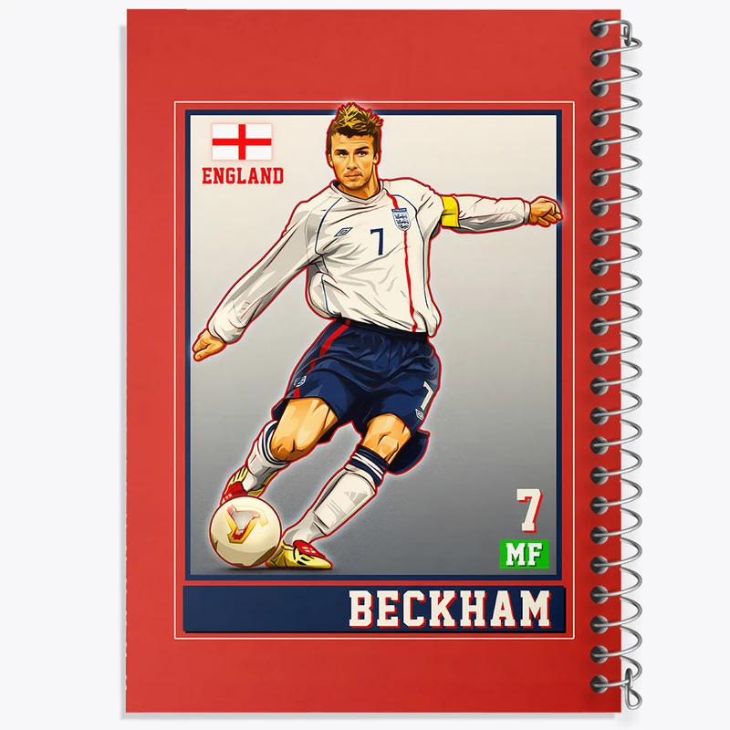 دفتر نقاشی 50 برگ خندالو طرح دیوید بکام (David beckham) کد N8256