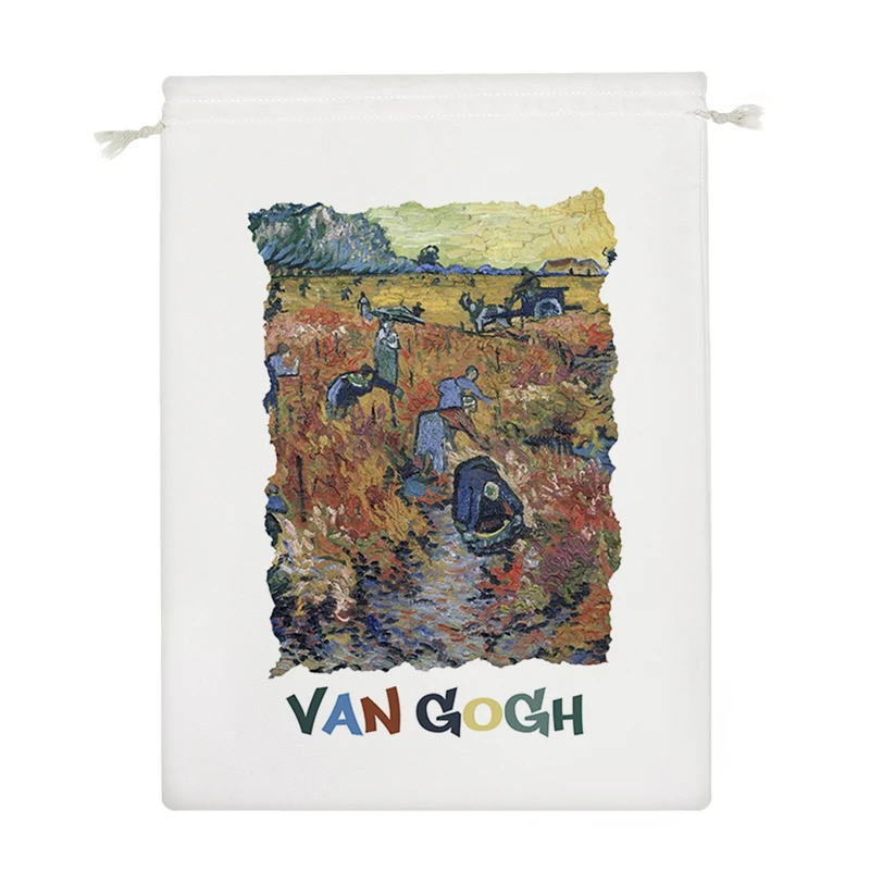 نظم دهنده خندالو مدل نقاشی تاکستان سرخ ونگوگ کد 5017