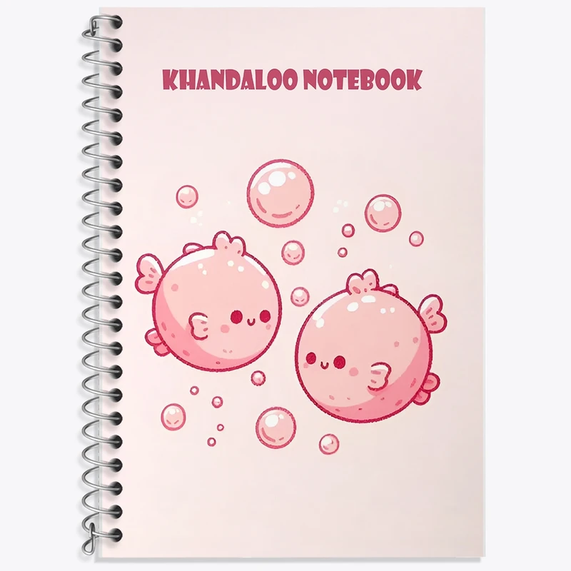 دفتر لغت 50 برگ خندالو طرح حیوانات بامزه کد N7391