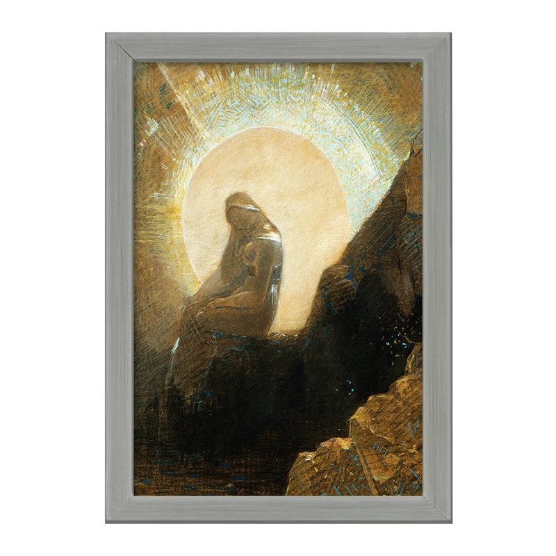 تابلو خندالو طرح نقاشی مالیخولیا اثر اودیلون ردون کد F12460