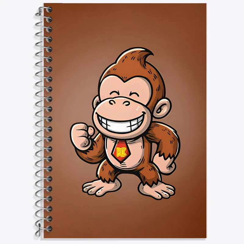 دفتر زبان 50 برگ خندالو مدل دو خط طرح سوپر ماریو (Super Mario) کد F9431