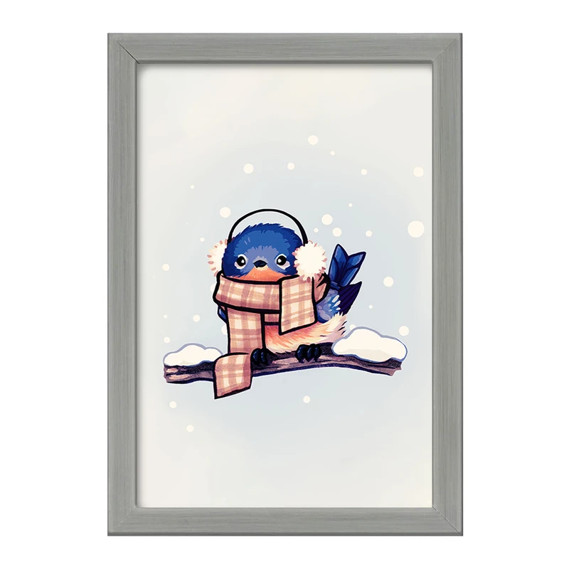 تابلو خندالو طرح گنجشک حیوانات بامزه  کد 21060