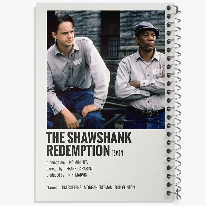 دفتر شطرنجی 50 برگ خندالو طرح رستگاری در شاوشنک (The Shawshank Redemption) کد F13368