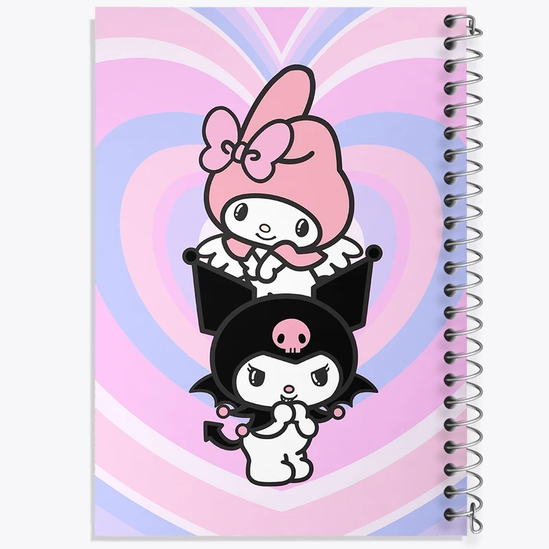 دفتر شطرنجی 50 برگ خندالو طرح کرومی و مای ملودی کد N9100