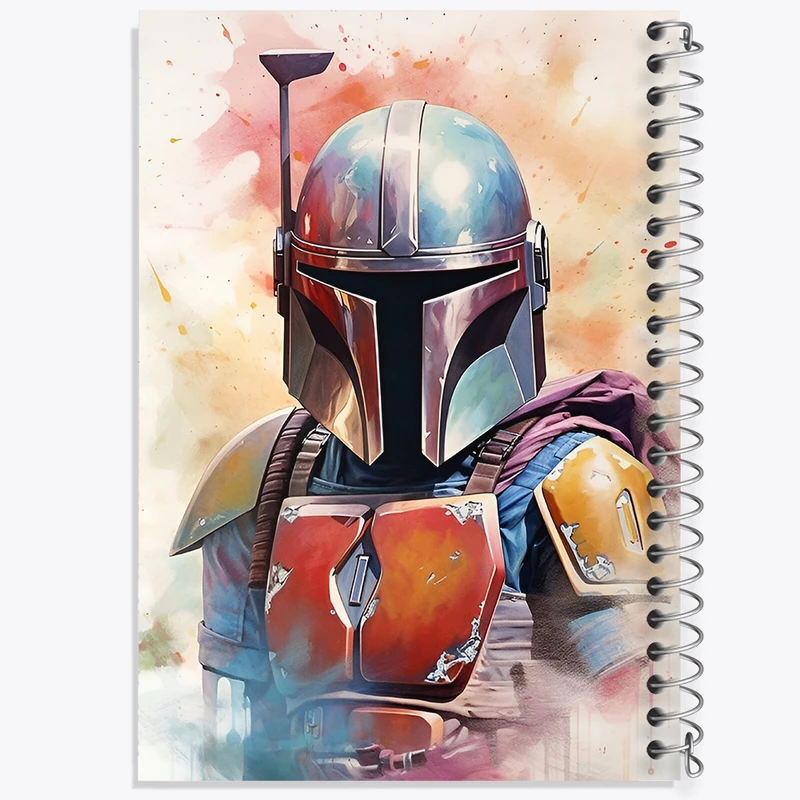 دفتر طراحی 50 برگ خندالو طرح جنگ ستارگان (Star Wars)  کد N4529