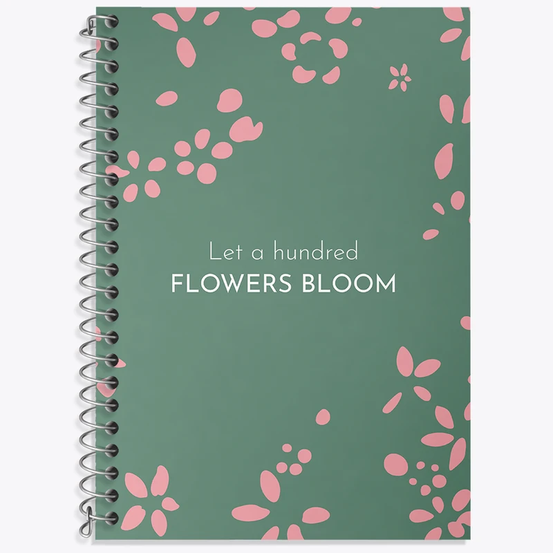 دفتر نت موسیقی 50 برگ خندالو طرح Let A Hundred Flowers Bloom کد N6905