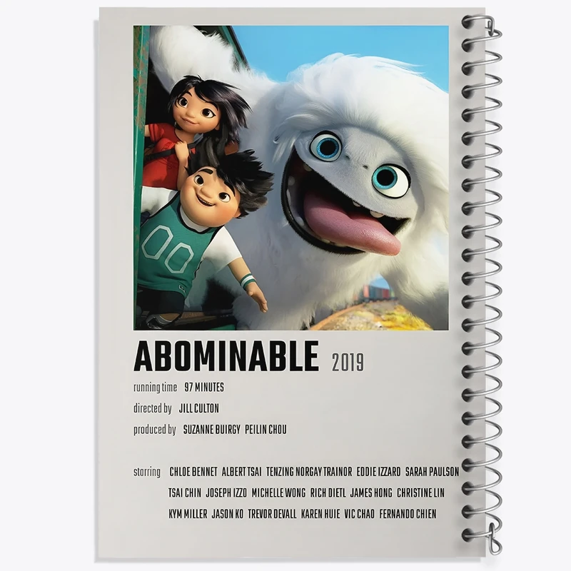 دفتر طراحی 50 برگ خندالو طرح نفرت ‌انگیز (Abominable) کد F13250