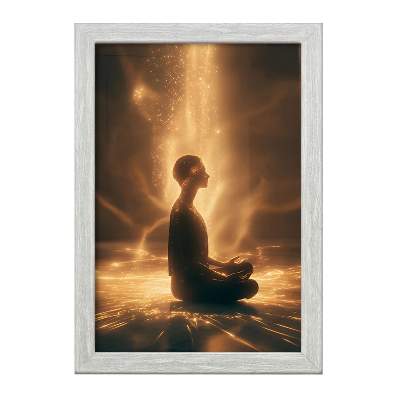 تابلو خندالو طرح مدیتیشن (Meditation) کد F8891