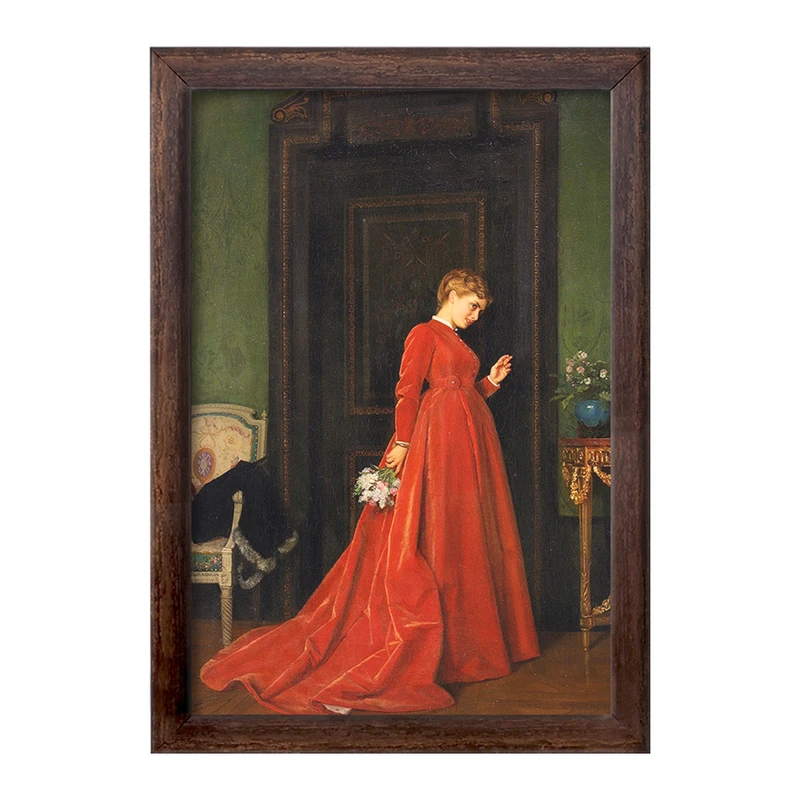 تابلو خندالو طرح نقاشی ضربه ملایم اثر آگوست تولموش کد F12288