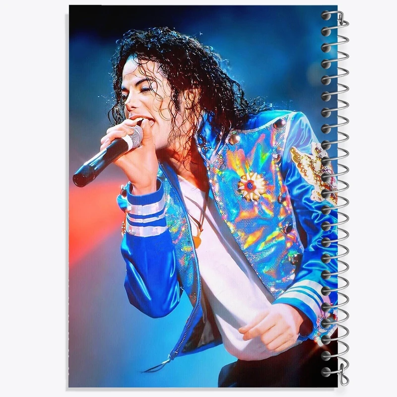 دفتر طراحی 50 برگ خندالو طرح مایکل جکسون Michael Jackson  کد 19237