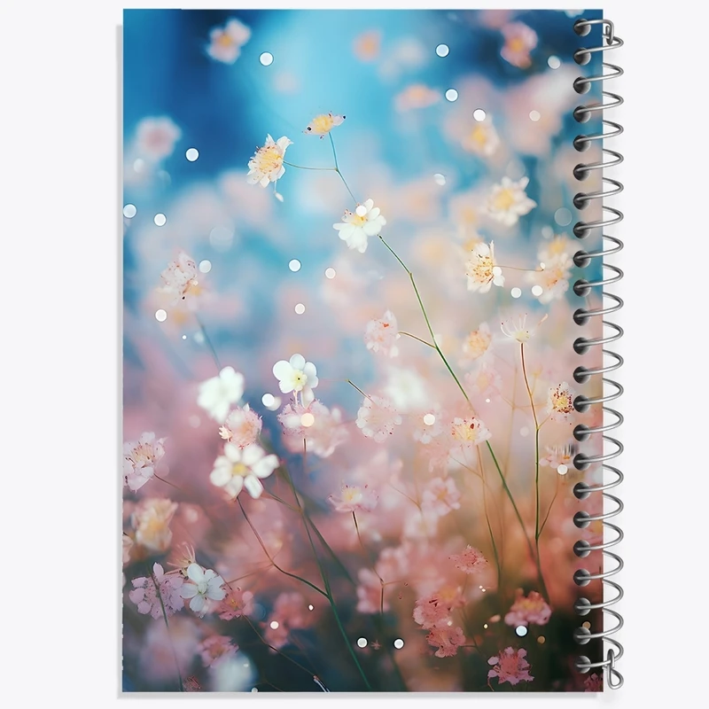 دفتر طراحی 50 برگ خندالو طرح گل کد F1440