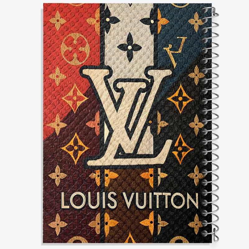 دفتر ژورنال نویسی 50 برگ خندالو مدل نقطه ای طرح لویی ویتون (Louis Vuitton) کد F10650
