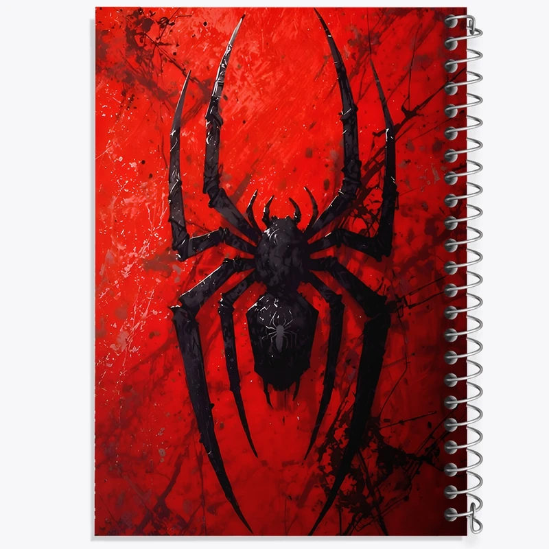 دفتر ژورنال نویسی 50 برگ خندالو مدل نقطه ای طرح مرد عنکبوتی کد F9136