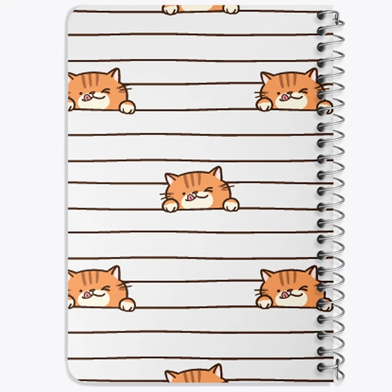 دفتر یادداشت 50 برگ خندالو طرح گربه (Cat) کد N958
