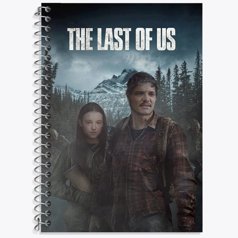 دفتر زبان 50 برگ خندالو طرح (The Last Of Us) آخرین بازمانده از ما کد N9309