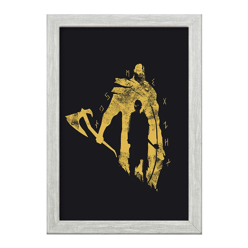 تابلو خندالو طرح بازی گاد آف وار (God Of War) کد F132