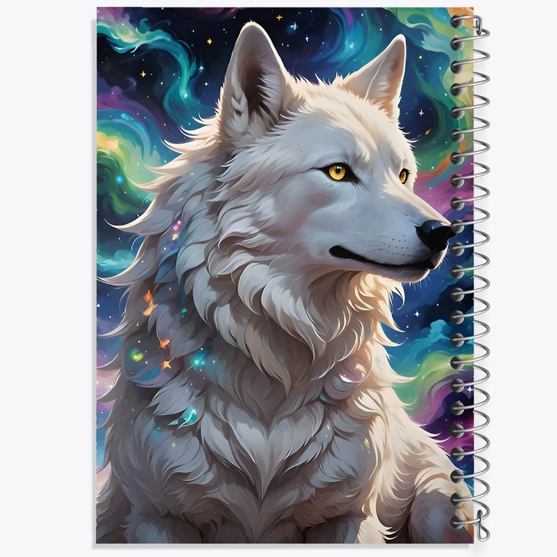 دفتر ژورنال نویسی 50 برگ خندالو مدل نقطه ای طرح گرگ کد F9243