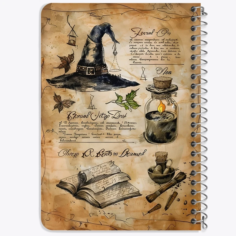 دفتر یادداشت 50 برگ خندالو طرح هری پاتر (Harry Potter) کد F10556