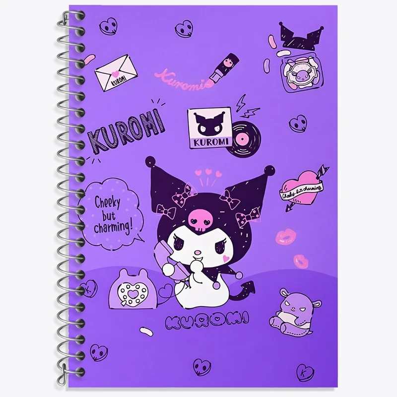 دفتر لغت 50 برگ خندالو طرح کرومی (Kuromi) کد N8971