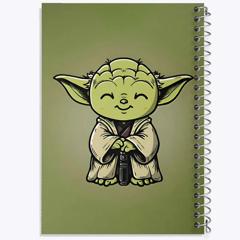 دفتر نقاشی 50 برگ خندالو طرح بیبی یودا کد F9434